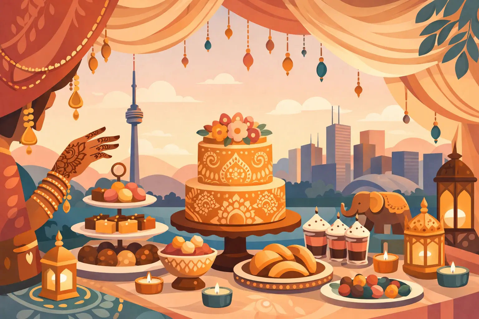 Mehendi Dessert Table Toronto Planning Tips