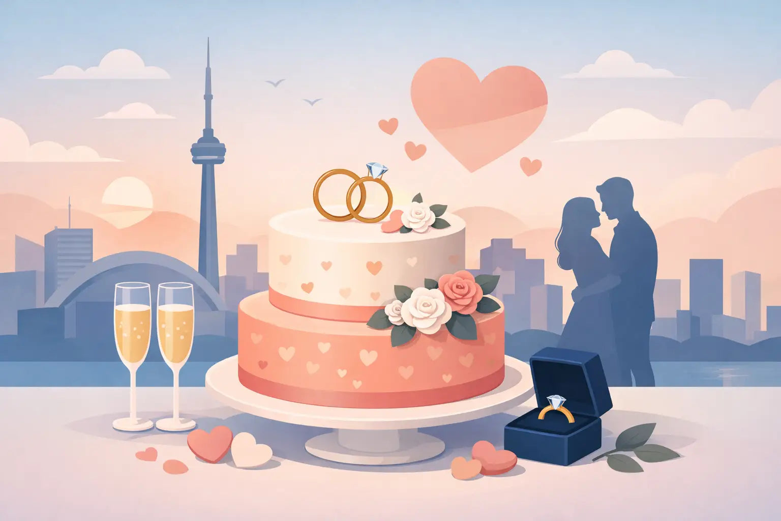 Engagement Cakes Toronto Couples Will Love