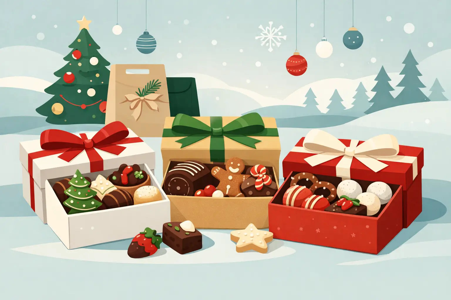 Christmas Dessert Boxes That Feel Gift-Ready