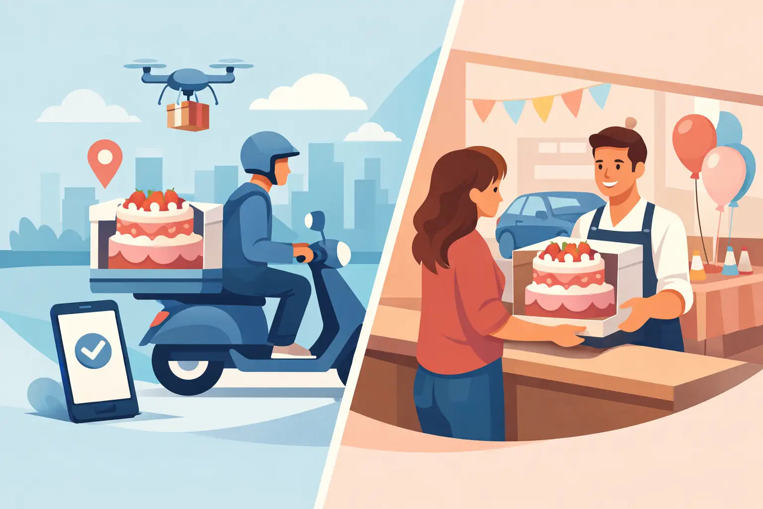 Cake Delivery Versus Pickup: Which Fits Your Party?