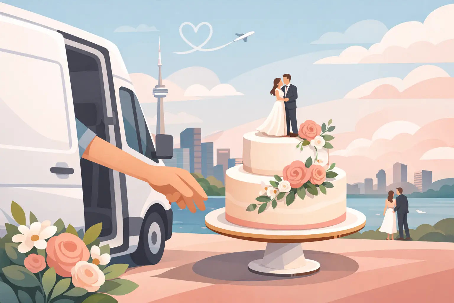 Elopement Cake Delivery Toronto Made Beautiful