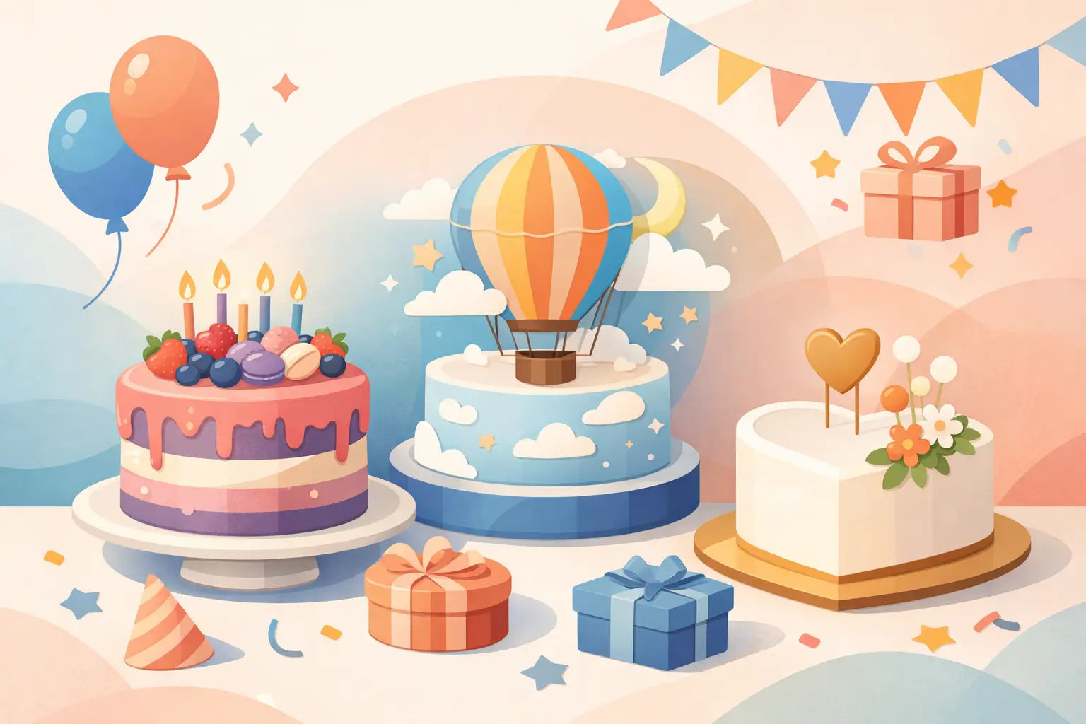 12 Birthday Cake Design Examples to Love